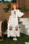 Lamees – white Dress Embroidery