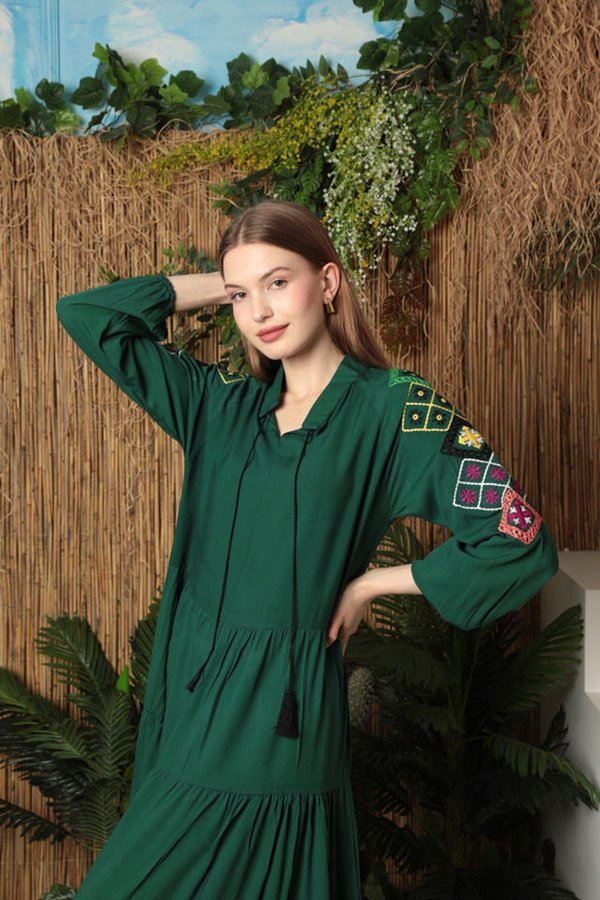 viscose-fabric-womens-dress-emerald-gree-ea68